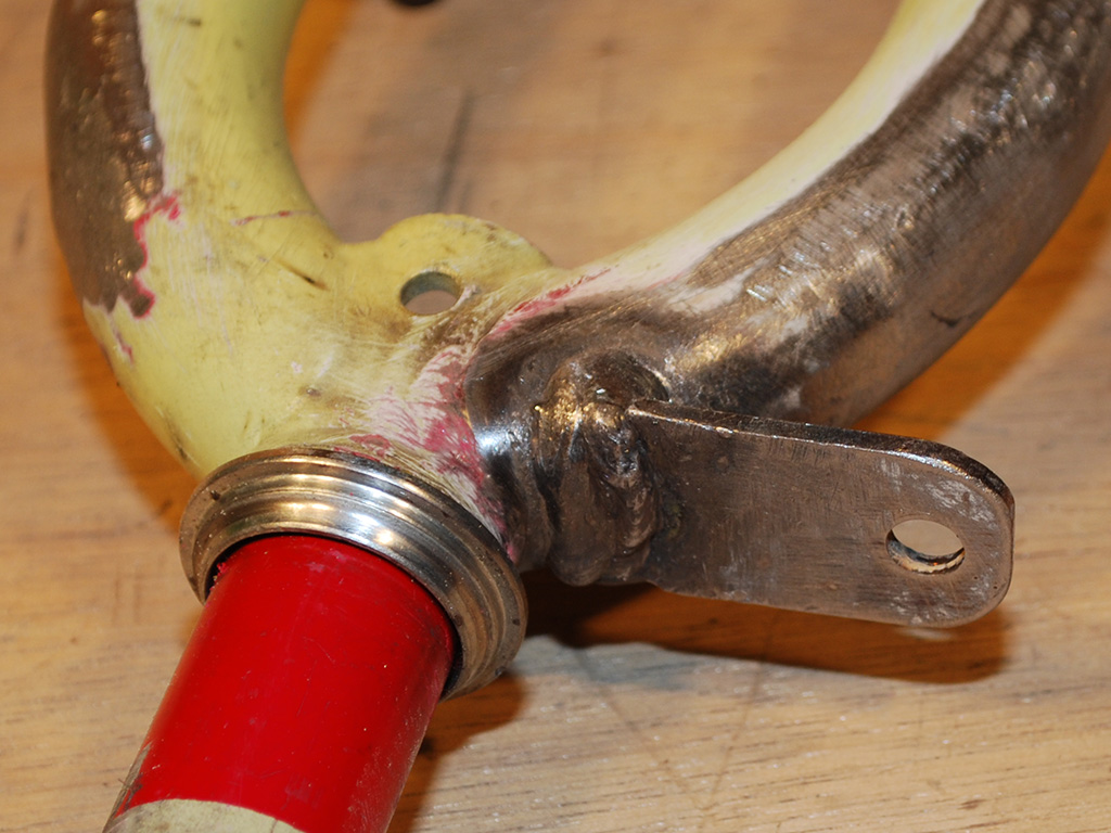 Voyageur LWB Recumbent - remote steering point